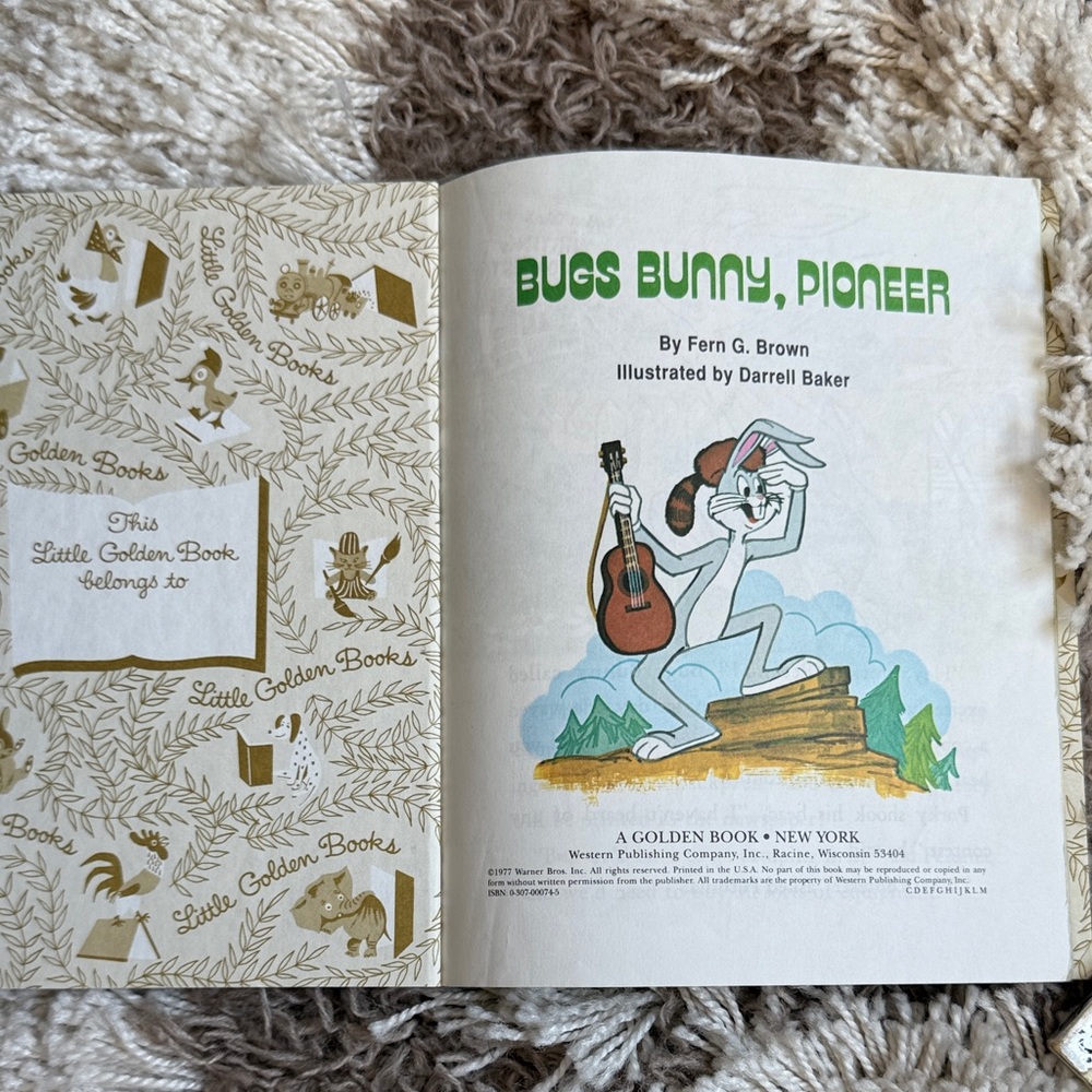 Vintage Bugs Bunny Golden Books - Set of 3 - Picture 4 of 10
